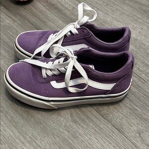 Vans Kids Sneakers in Purple and White